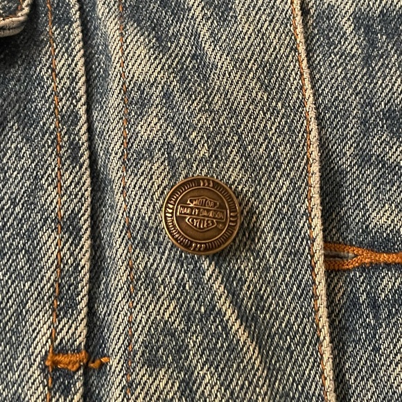 VINTAGE HARLEY DAVIDSON DENIM JACKET - Picture 3 of 4